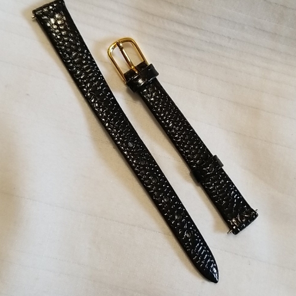 Speidel Accessories - Vintage Speidel Leather Lizard Grain Watch Band